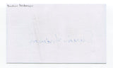 Dwain Anderson Signed 3x5 Index Card Autographed MLB Baseball Oakland Athletics