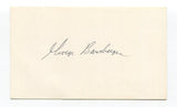 George Bamberger Signed 3x5 Index Card Autographed Baseball Baltimore Orioles