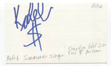 Caleb Simmonds Signed 3x5 Index Card Autographed Signature Singer Idol