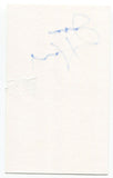 Jim "Shaky" Hunt Signed 3x5 Index Card Autographed NHL Sportscaster Columnist