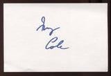 Gary Cole Signed 4x6 Inch Index Card HUGE Signature Autographed