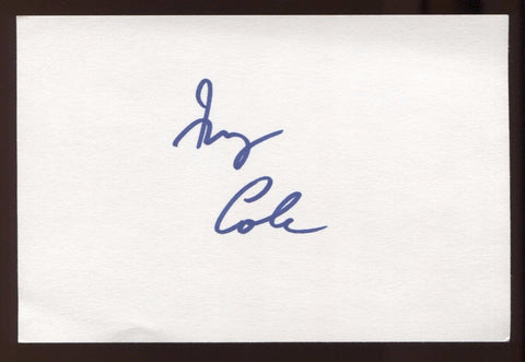 Gary Cole Signed 4x6 Inch Index Card HUGE Signature Autographed