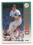 1992 Fleer Dave Eiland Signed Card Baseball Autographed #223