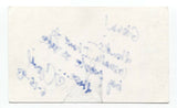 Carrie Snow Signed 3x5 Index Card Autographed Comedian David Letterman Show