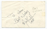 Marilyn Darte and Laurie Graham Signed 3x5 Index Card Autographed Curling Champ