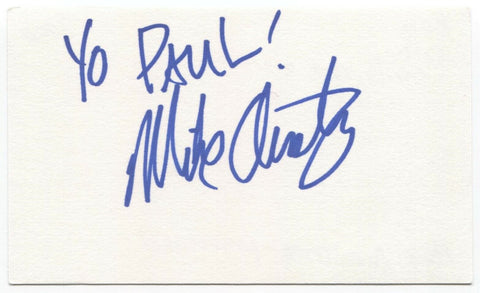 King Cobb Steelie Mike Armstrong Signed 3x5 Index Card Autographed Signature