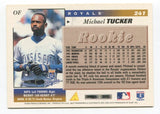 1996 Score Michael Tucker Signed Card Baseball RC Autographed AUTO #241