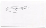 John Napier Signed 3x5 Index Card Autographed US Bobsled Team