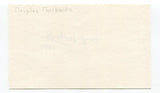 Douglas Fairbanks Jr. Signed 3x5 Index Card Autographed Actor Gunga Din