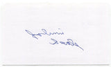 Johnnie Seale Signed 3x5 Index Card Autographed MLB Baseball 1964 Detroit Tigers