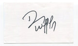 Danny Wuerffel Signed 3x5 Index Card Autographed Football NFL New Orleans Saints