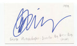 George Hickenlooper Signed 3x5 Index Card Autographed Signature Film Director