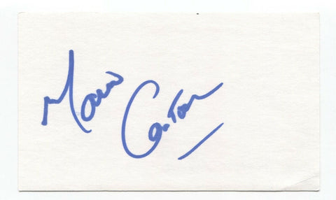 Mario Cantone Signed 3x5 Index Card Autographed Signature Comedian Comic Actor