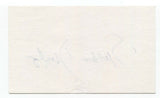 Susan Dunlap Signed 3x5 Index Card Autographed Signature Author Writer