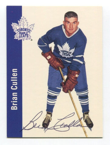 1994-95 Parkhurst Brian Cullen Signed Card Hockey NHL Autograph AUTO #118