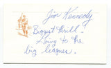 Jim Kennedy Card Autograph MLB Baseball Roger Harris Collection