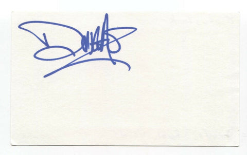 Doug Robb Signed 3x5 Index Card Autographed Signature Hoobastank