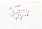 Tristram Wymark Signed Album Page Autographed Signature Inscribed "To Mike" 