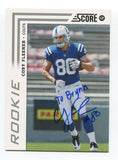 2012 Score Coby Fleener Signed Card Football Autograph NFL AUTO #316