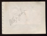 Allyn Joslyn and Jane Withers Signed Vintage Album Page Autographed