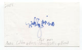 Annie Golden Signed 3x5 Index Card Autographed Signature Actress Orange