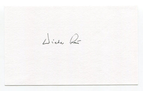 Dieter Grau Signed Index Card Autographed Aerospace Engineer Von Braun WWII