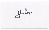 John Casper Signed 3x5 Index Card Autographed NASA Space Astronaut