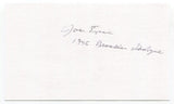 Joe Tepsic Signed 3x5 Index Card Autograph Baseball MLB 1946 Brooklyn Dodgers