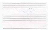 Eddy King Signed 3x5 Index Card Autographed Signature Comedian Comic Actor