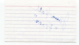 James Kall Signed 3x5 Index Card Autographed Signature Actor
