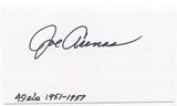 Joe Arenas Signed 3x5 Index Card Autographed Signature NFL San Francisco 49ers