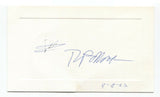 Thomas Clark Pollock Signed Card Autographed Signature Professor Author