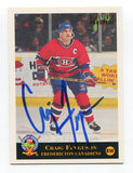 1994 Classic Pro Prospects Craig Ferguson Signed Card Hockey Autograph AUTO #45