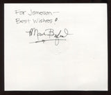 Mark Buford Signed Sketch Card Autographed Signature Cartoonist 