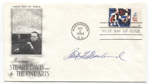 Paul Granlund Signed FDC First Day Cover Autographed Sculptor Signature