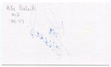 Mike Bielecki Signed 3x5 Index Card Autographed Pittsburgh Pirates Debut 1984