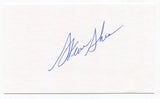 Steve Shea Signed 3x5 Index Card Autographed MLB Baseball Houston Astros