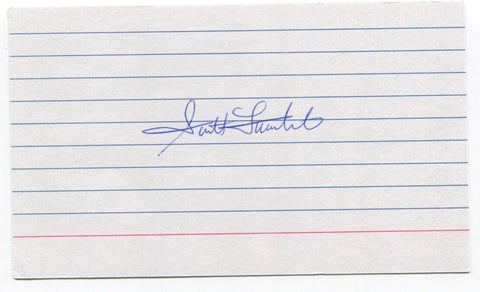 Scott Linebrink Signed 3x5 Index Card Autographed MLB Baseball Chicago White Sox