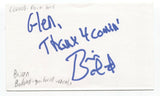 Elwood - Brian Boland Signed 3x5 Index Card Autographed Signature Band