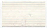 Ken Olandt Signed 3x5 Index Card Autographed Signature Actor