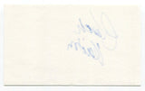 Chuck Kaiton Signed 3x5 Index Card Autographed NFL Whalers Hurricanes Announcer
