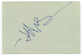Jeff McCarthy Signed 4x6 Index Card Autographed Signature Star Trek TNG