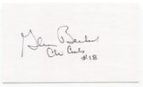 Glenn Beckert 3x5 Index Card Autographed Signature Chicago Cubs Debut 1965