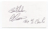 Curt Simmons Signed 3x5 Index Card Autographed Baseball 1964 St Louis Cardinals