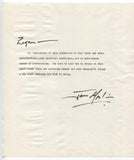 Jan Merlin Signed Letter Autographed Signature Gunsmoke Actor