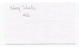 Johnny Schmitz Signed 3x5 Index Card Autographed MLB Baseball Brooklyn Dodgers