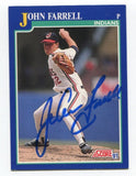 1991 Score John Farrell Signed Card Baseball Autographed #50