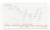 Mary Walsh Signed Index 3x5 Card Autographed Signature Actress Comedian Writer