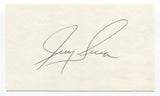 Jerry Lucas Signed 3x5 Index Card Autographed Basketball NY Knicks Champion '73