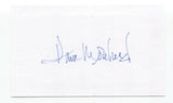 Dave Morehead Signed 3x5 Index Card Baseball Autographed Signature